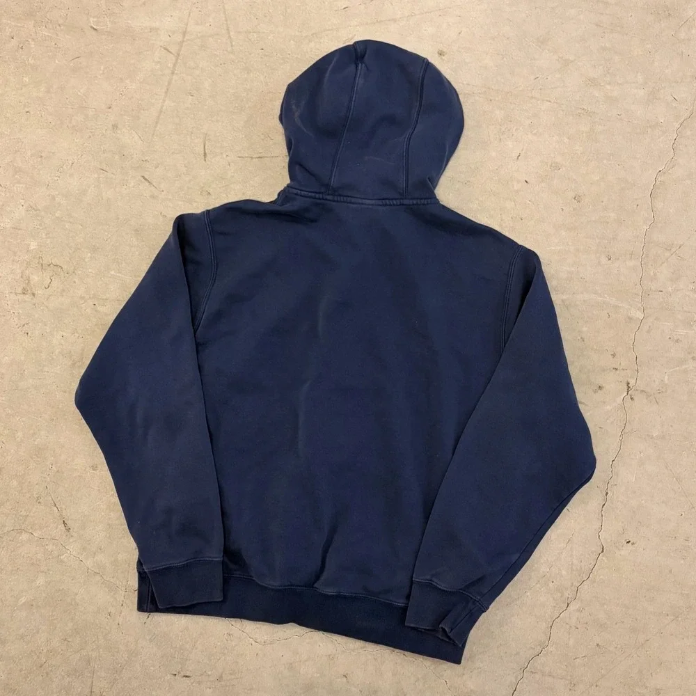 Nike Mens Sportswear Full Zip Hoodie Navy Blue Fleece Futura Logo Size M